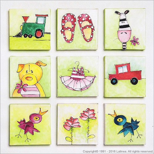 SP0648 Set for canvas: Children's set Boys and Girls