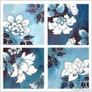 BSP0456 Bundleset for Canvas: Delft Blue Flowers Bundle